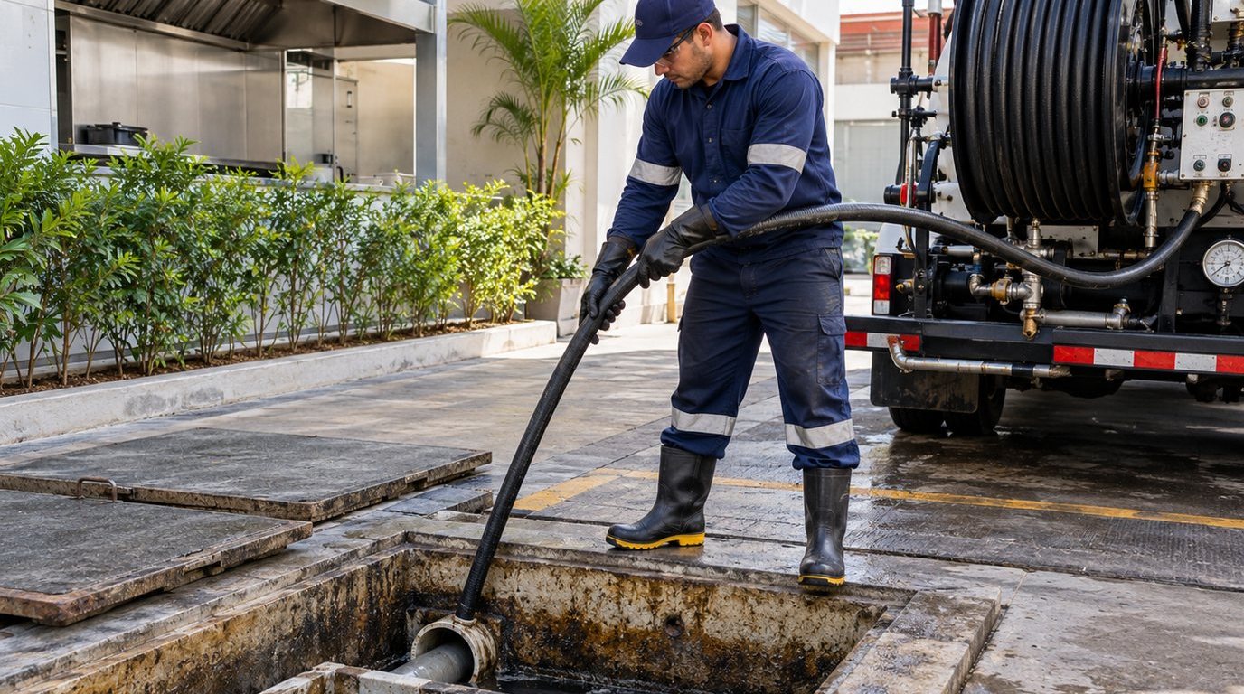 Hidrojateamento de Caixa de Gordura em Manaus‑AM