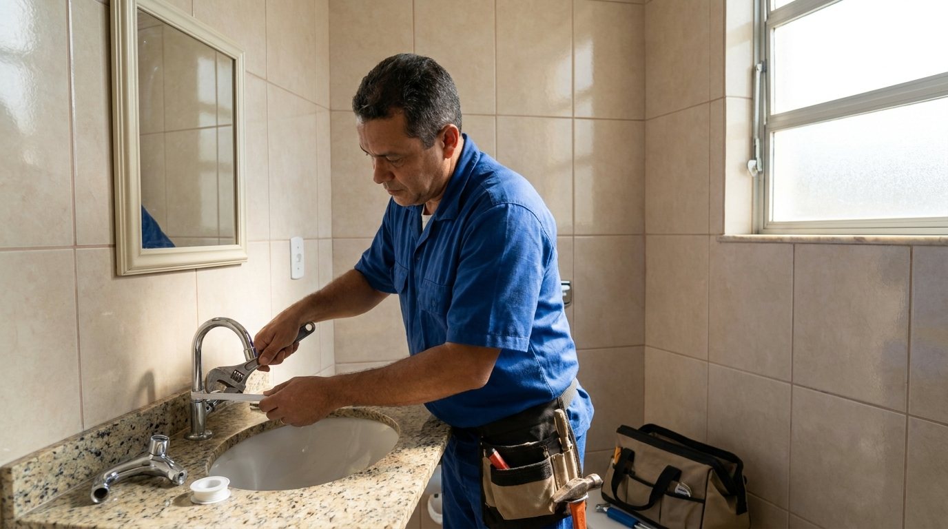 Instalação Hidráulica no Banheiro em Manaus‑AM