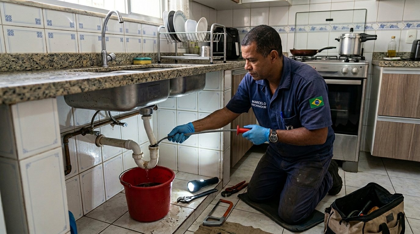 Ligação da Pia da Cozinha em Manaus‑AM
