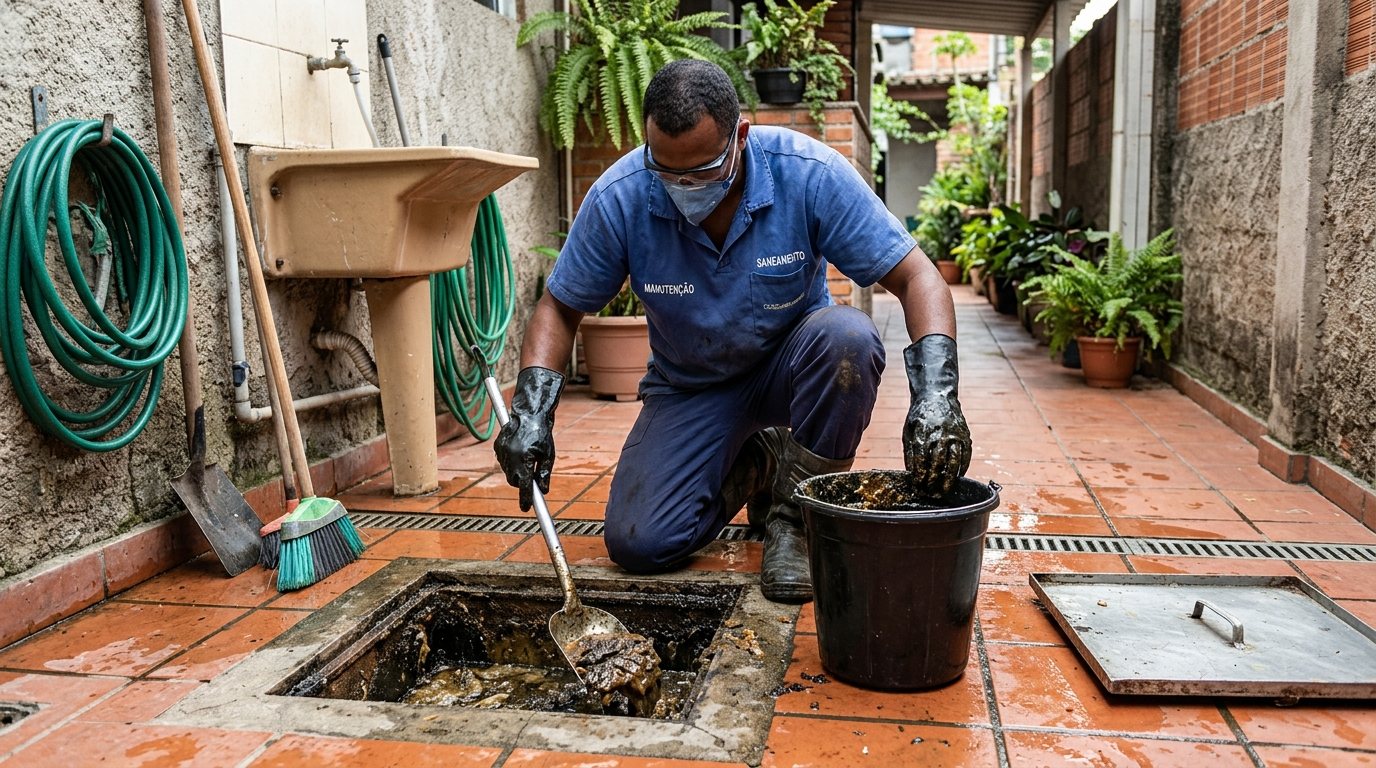 Limpeza de Caixa de Gordura Comercial em Manaus‑AM